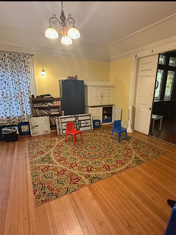 a view of the Morse Room in the Parish Hall